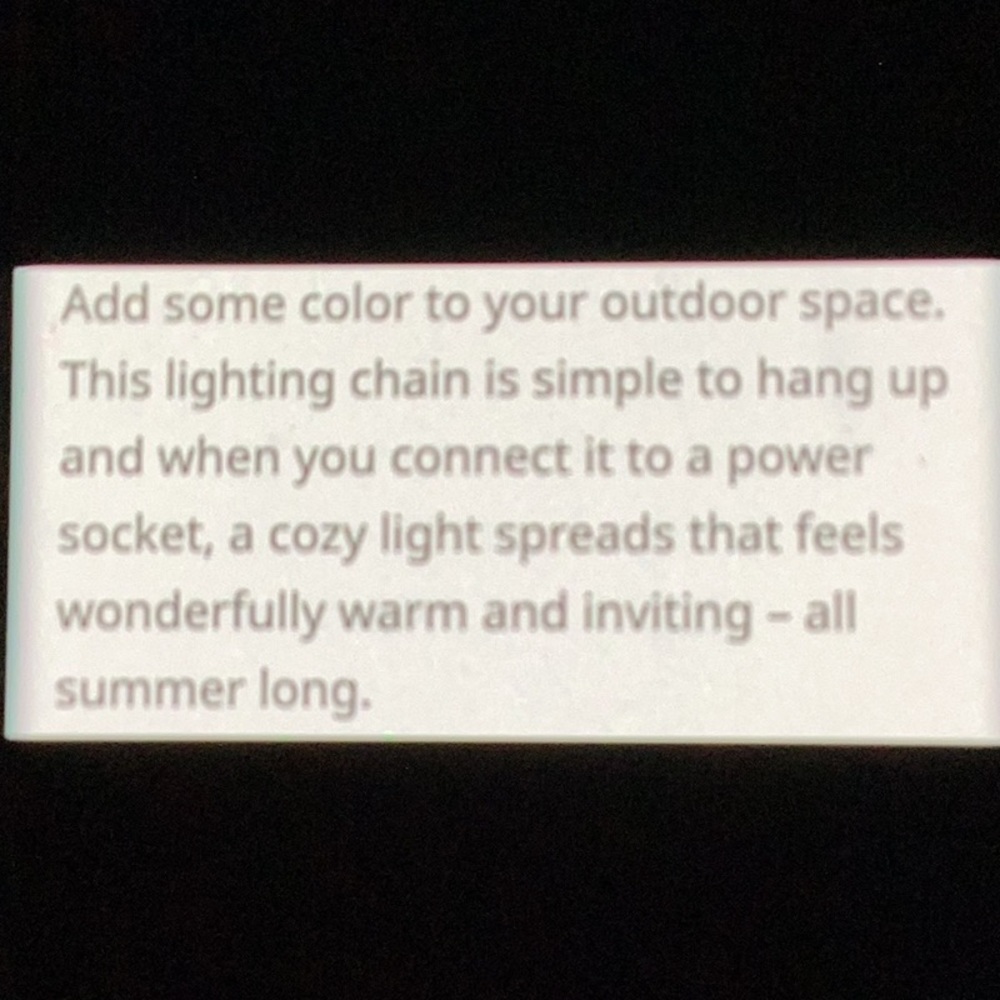 IKEA SOLVINDEN String Lights with White, Yellow, and Green Accents - Picture 9 of 9